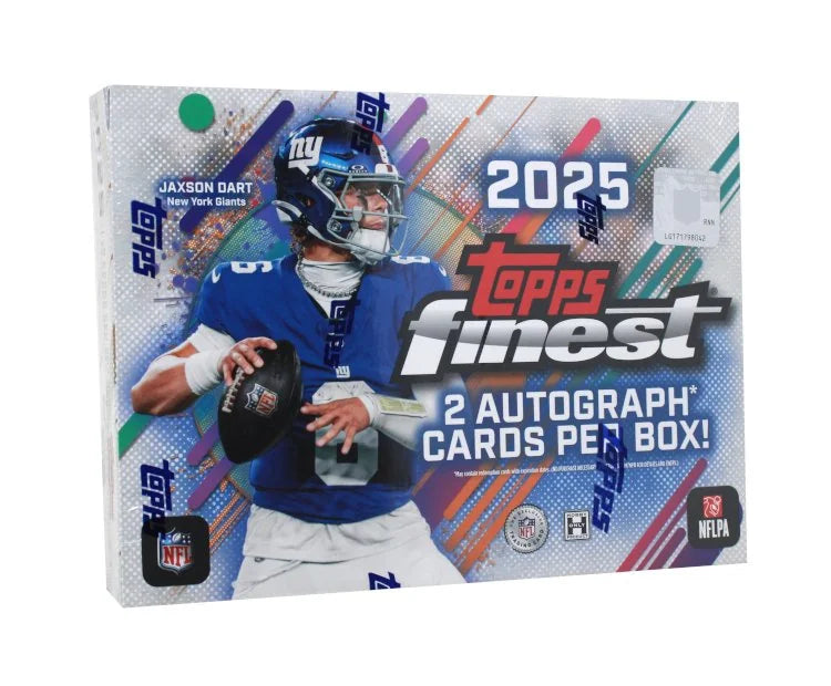 2025 Topps Finest Football Hobby 8 Box Case (Ships Sealed Only) - B1