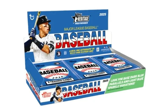 2025 Topps Heritage High Number Baseball Hobby 12 Box Case (Ships Sealed Only) - B2