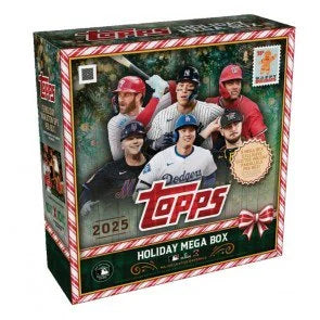 2025 Topps Holiday Baseball Mega Box 10 Packs (Ships Sealed Only)