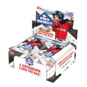 2025 Topps Pro Debut Baseball Hobby Box 4 Autographs Per Box (Ships Sealed Only)