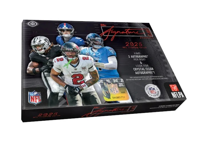 2025 Topps Signature Class Football Hobby 12 Box Case (Ships Sealed Only) - B4
