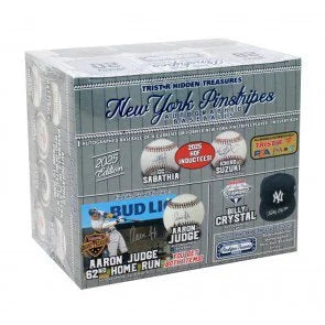 2025 TriStar Hidden Treasures NY Pinstripes Autographed Baseball Box (Ships Sealed Only)