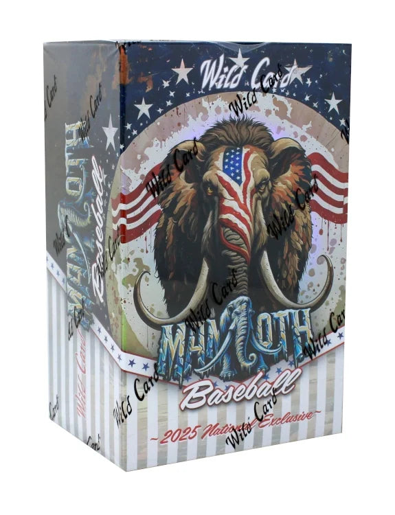 2025 Wild Card Independence Day Mammoth Baseball 4 Box Case (Ships Sealed Only) - B2