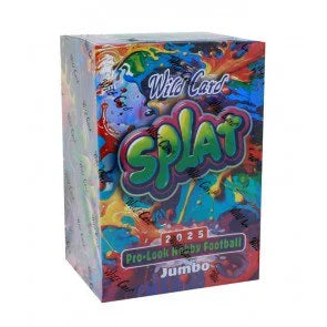2025 Wild Card Splat Football Hobby Jumbo Box (Ships Sealed Only)