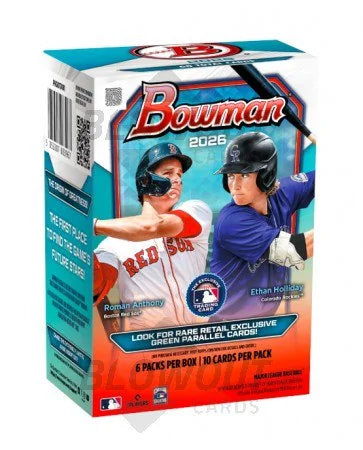 2026 Bowman Baseball Blaster 40 Box Case Prospect Focused Release (Ships Sealed Only)