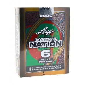 2026 Leaf Baseball Nation Hobby Box (Ships Sealed Only) - B