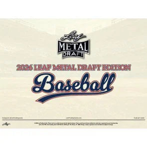 2026 Leaf Metal Draft Edition Baseball Case (Ships Sealed Only)