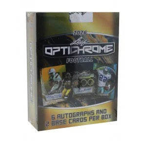 2026 Leaf Optichrome Football Hobby 12 Box Case (Ships Sealed Only) - B