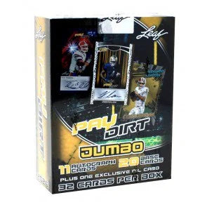 2026 Leaf Paydirt Football Jumbo Box (Ships Sealed Only)