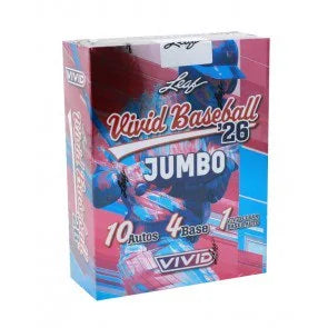 2026 Leaf Vivid Baseball Jumbo Box (Ships Sealed Only)