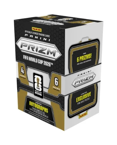 2026 Panini Prizm FIFA World Cup Soccer Hobby Blaster Box (Ships Sealed Only)