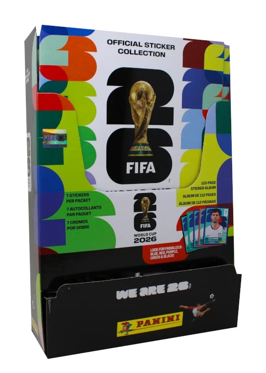 2026 Panini FIFA World Cup Soccer Sticker Album Combo 12ct Box (Ships Sealed Only)