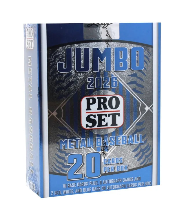2026 Pro Set Metal Baseball Jumbo 8 Box Case - B2