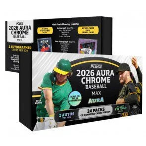 2026 Pulse Aura Chrome Baseball Max Edition Case (Ships Sealed Only)