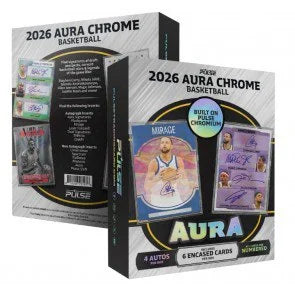 2026 Pulse Aura Chrome Basketball Hobby Box Pre Order (Ships Sealed Only)