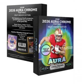 2026 Pulse Aura Chrome Football Heat Seeker 24 Box Case (Ships Sealed Only)