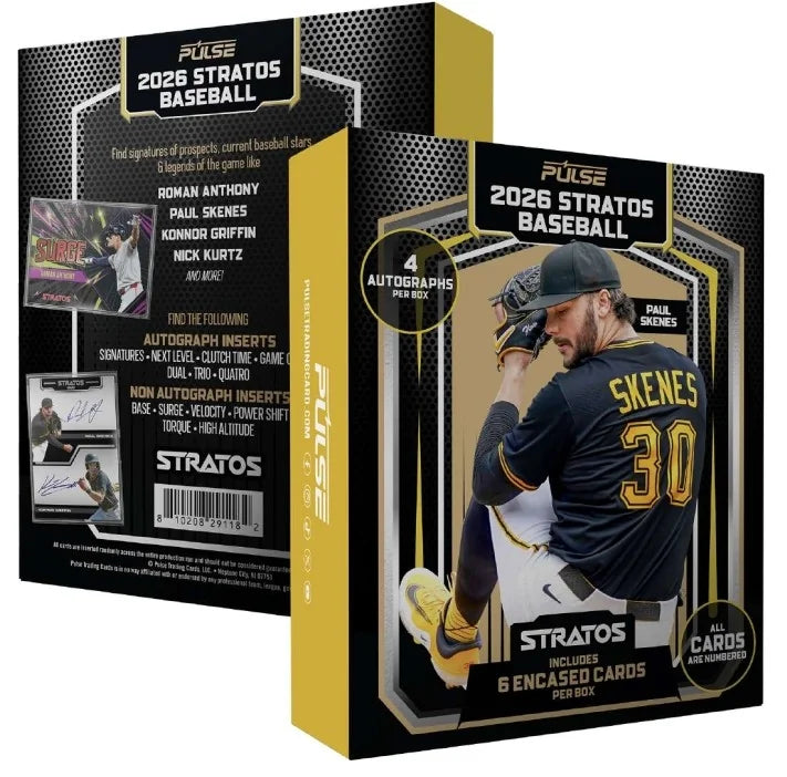 2026 Pulse Stratos Baseball Hobby 10 Box Case - B2