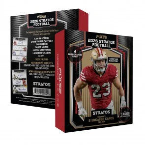 2026 Pulse Stratos Football Hobby 10 Box Case (Ships Sealed Only)