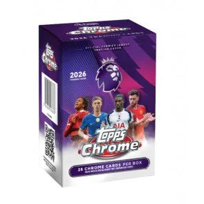 2026 Topps Chrome Premier League Soccer Blaster Case 40 Boxes (Ships Sealed Only)