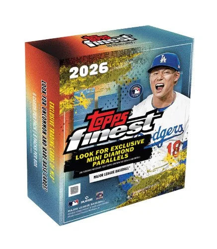 2026 Topps Finest Baseball Mega Box | Chrome Design (Ships Sealed Only)