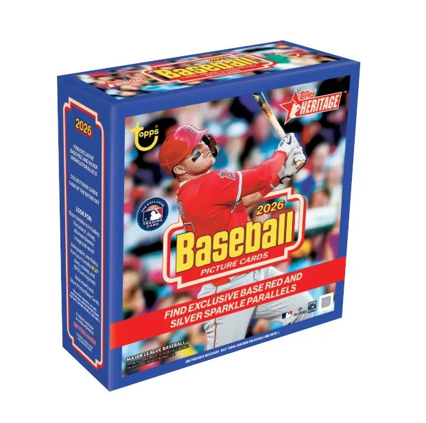2026 Topps Heritage Baseball Mega 20 Box Case (Ships Sealed Only) - B2