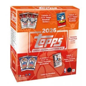 2026 Topps MLB x NBA Official Collectors Kit 8 Box Case (Ships Sealed Only)