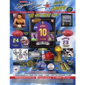 2026 Tristar Signature Series Sports Case 5 Autographed Items (Ships Sealed Only)