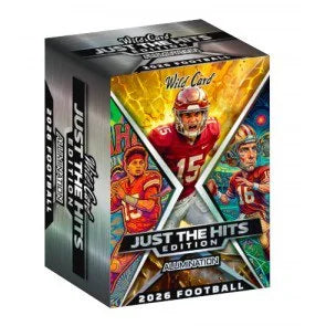 2026 Wild Card Alumination Just the Hits Football Hobby Jumbo Box (Ships Sealed Only)