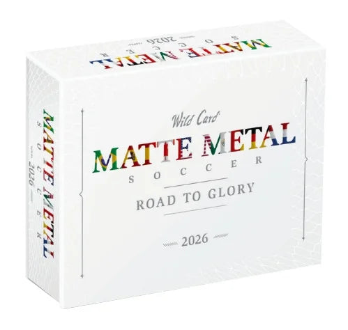 2026 Wild Card Matte Metal Soccer Road To Glory 12 Box Case (Ships Sealed Only)