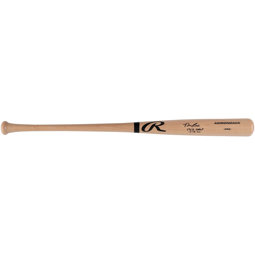 Brooks Lee Minnesota Twins Autographed Fanatics Authentic Rawlings Pro Bat with "MLB Debut 7-3-24" Inscription