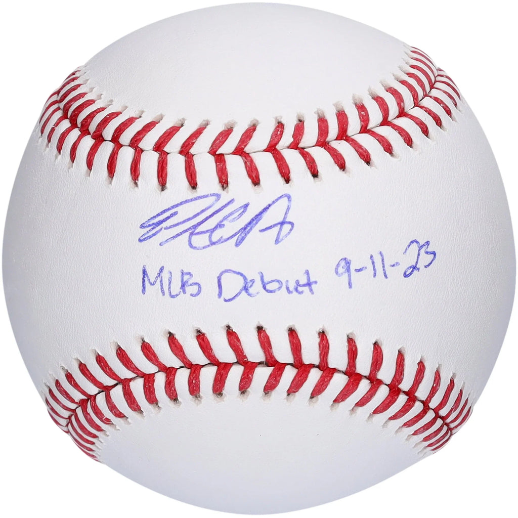 Pete Crow-Armstrong Signed Baseball | MLB Debut 9/11/23 Inscription