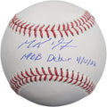 MacKenzie Gore Signed Baseball | MLB Debut 4/15/22 Inscription