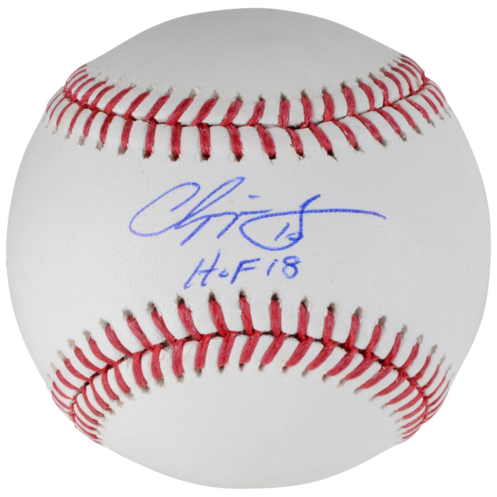 Chipper Jones Signed Baseball | HOF 2018 Inscription