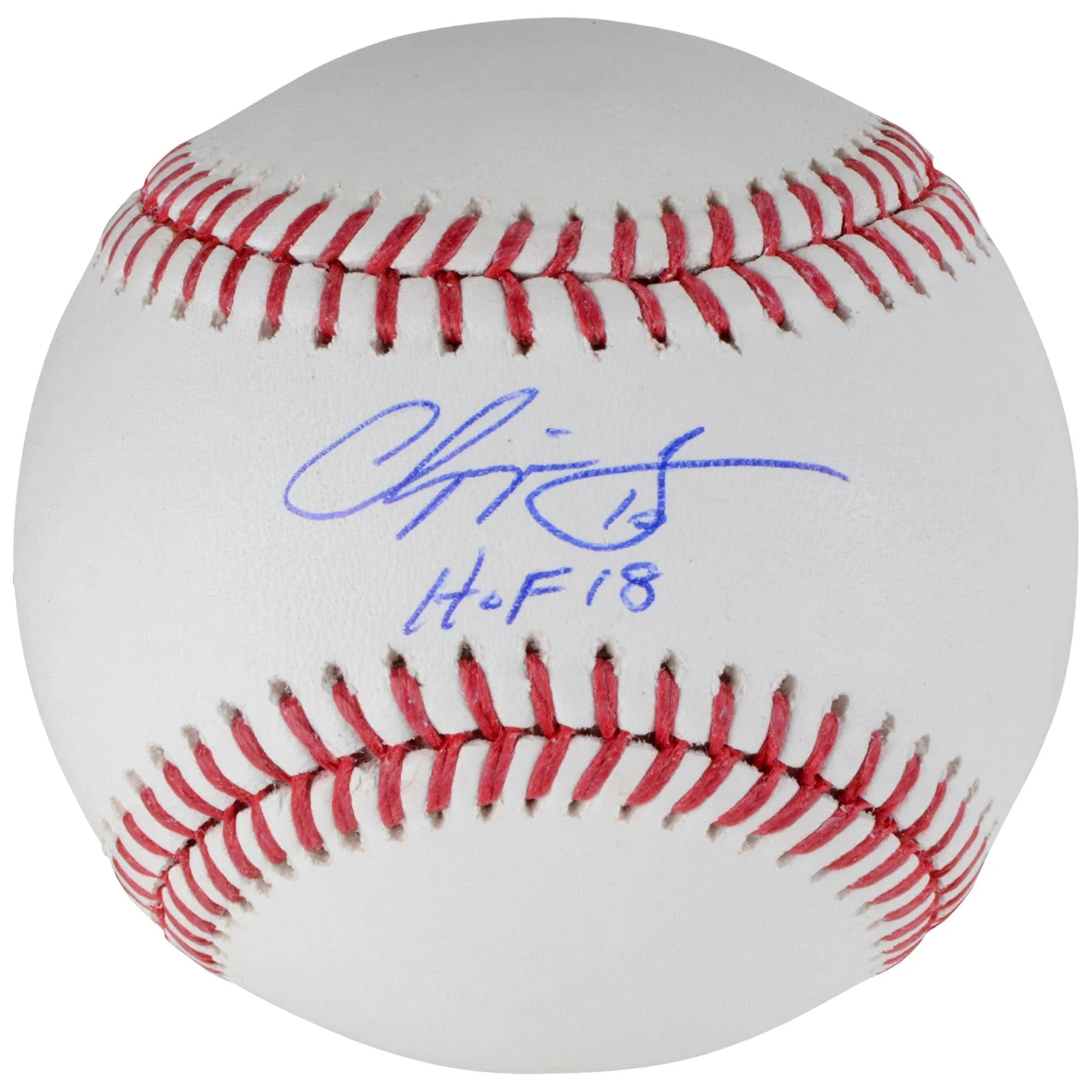 Chipper Jones Signed Baseball | HOF 2018 Inscription