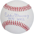 Eddie Murray Signed Baseball | HOF 2003 Inscription