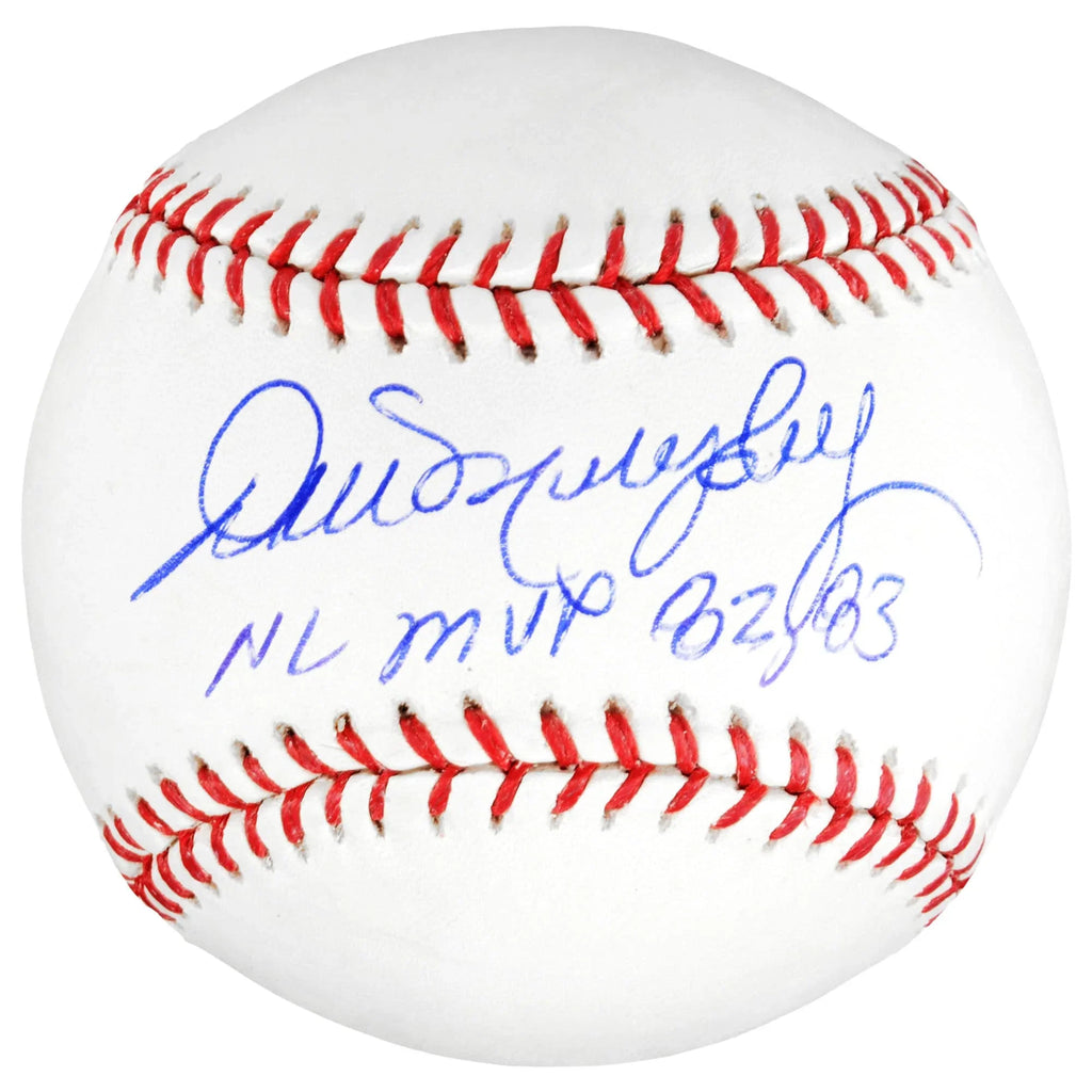 Dale Murphy Signed Baseball | NL MVP 82/83 Inscription