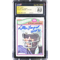 Steve Largent Signed 1977 Topps #177 Rookie Card | HOF 95 Inscription