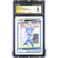 Aidan Hutchinson Signed 2022 Panini Score #307 Rookie Card | CGC 9