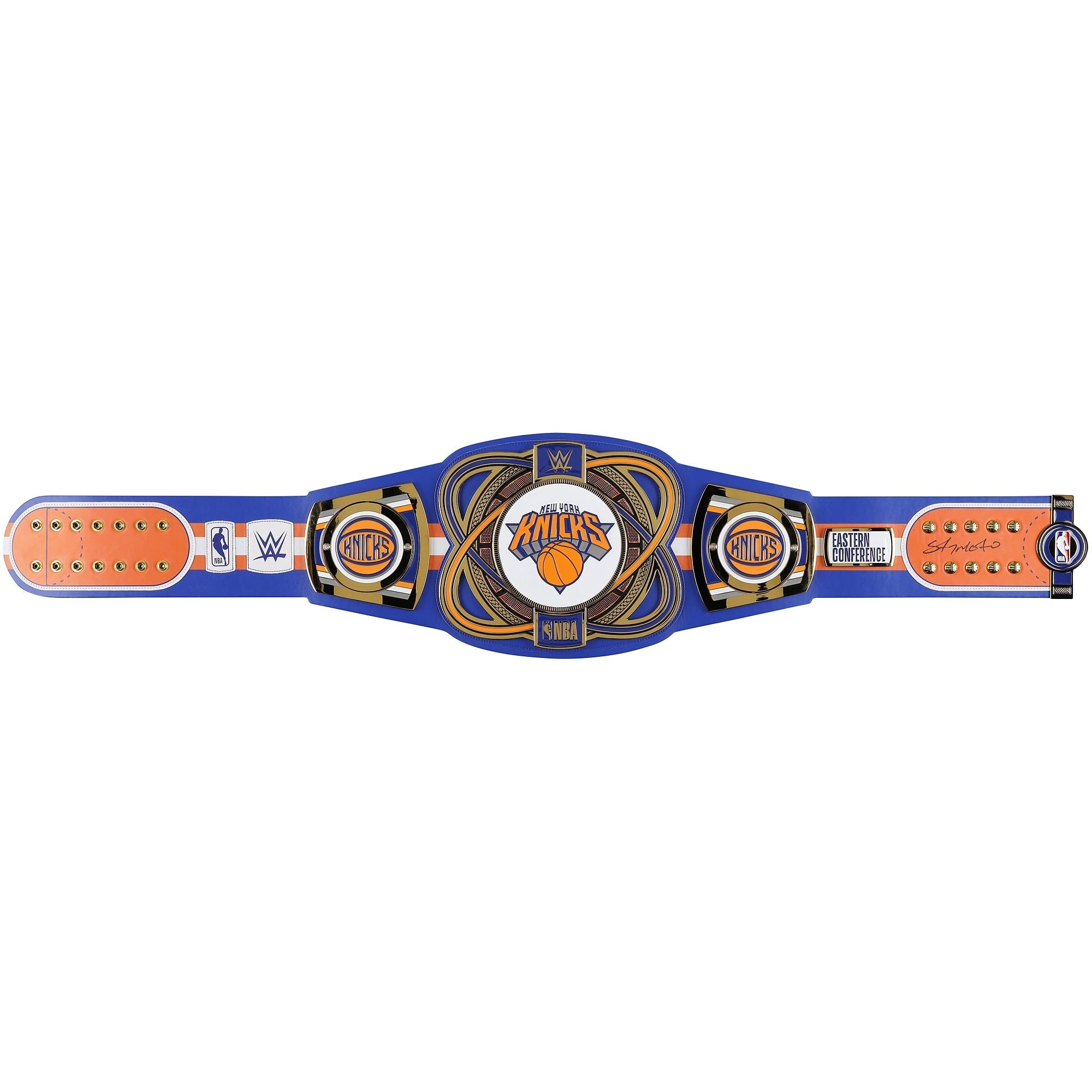 Carmelo Anthony New York Knicks Autographed Fanatics Authentic WWE Replica Title Belt