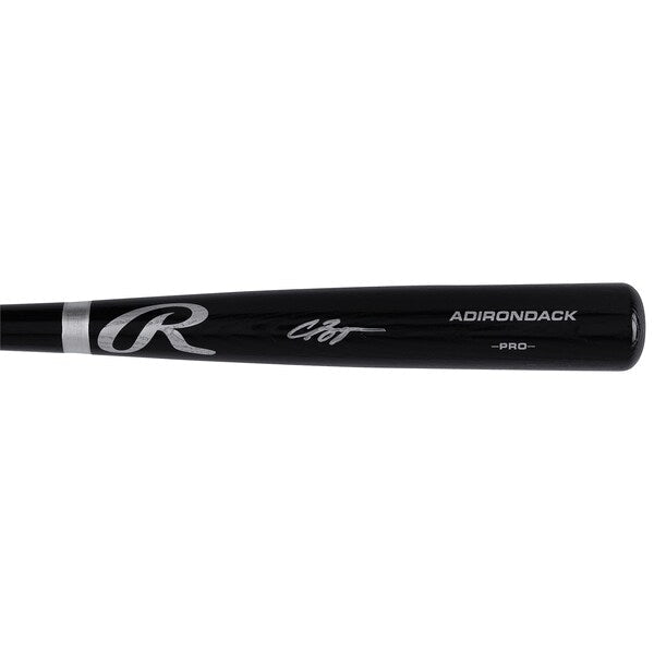 Carson Benge New York Mets Autographed Fanatics Authentic Black Rawlings Pro Bat