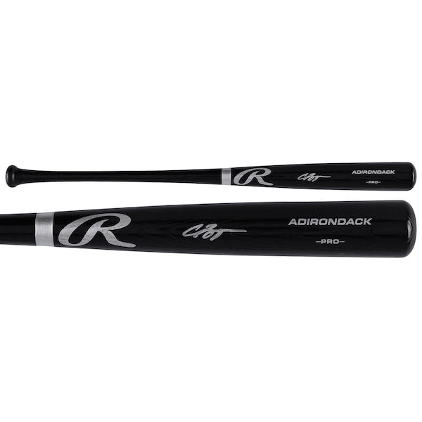 Carson Benge New York Mets Autographed Fanatics Authentic Black Rawlings Pro Bat