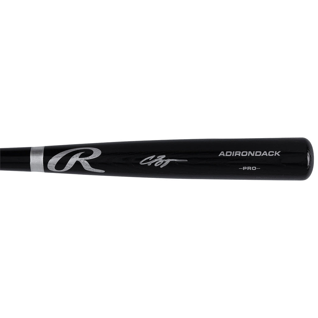 Carson Benge New York Mets Autographed Fanatics Authentic Black Rawlings Pro Bat