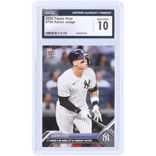 Aaron Judge 2023 Topps Now #754 Card | CGC Graded 10