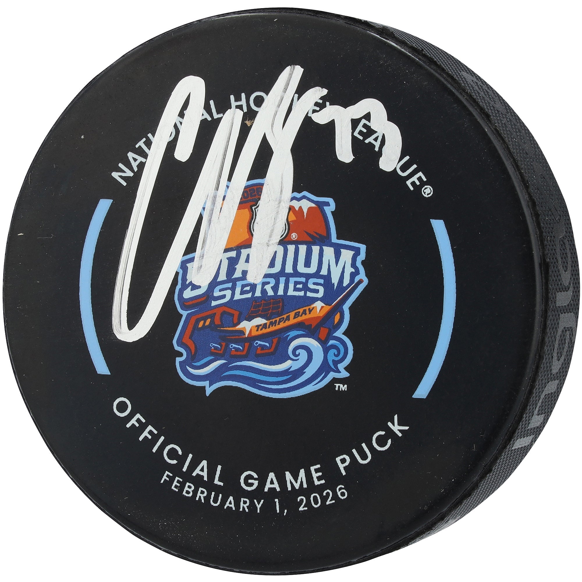 Charlie McAvoy Boston Bruins Autographed Fanatics Authentic 2026 NHL Stadium Series Official Game Puck