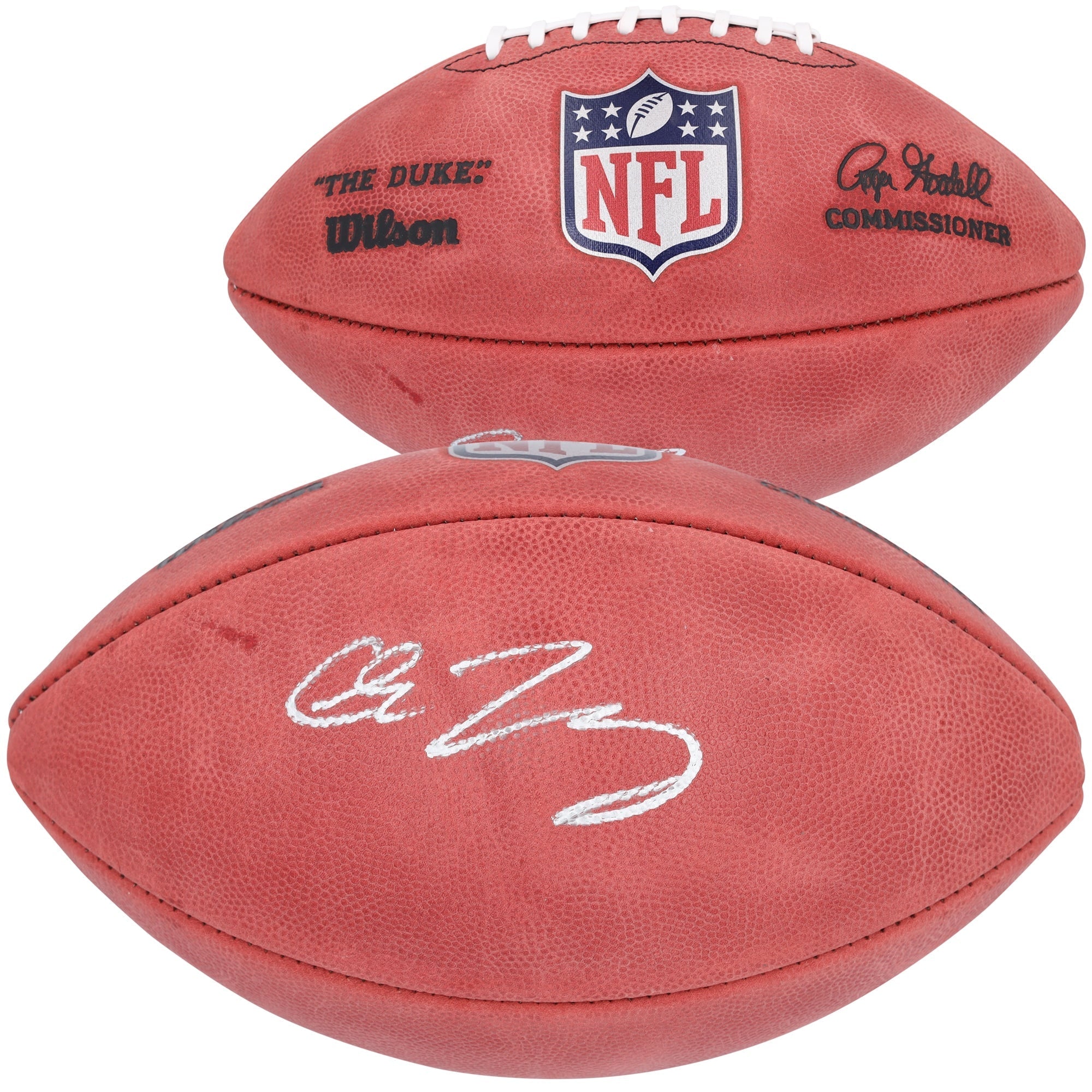 Chase Young New Orleans Saints Autographed Fanatics Authentic Wilson Duke Full Color Football