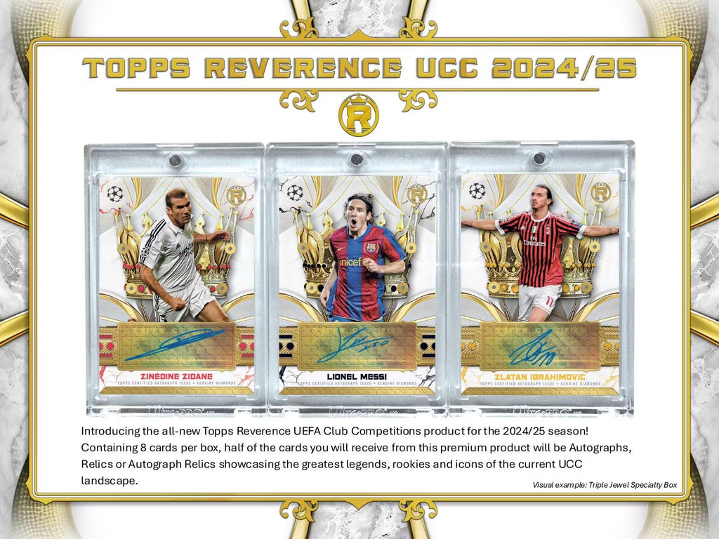 2024-25 Topps Reverence UEFA Club Competitions Soccer Hobby Trading Cards