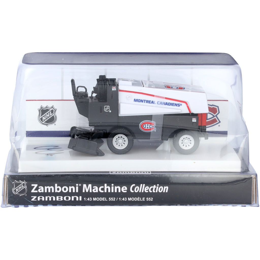 Cole Caufield Montreal Canadiens Autographed Fanatics Authentic 1:43 Scale Die-Cast Zamboni