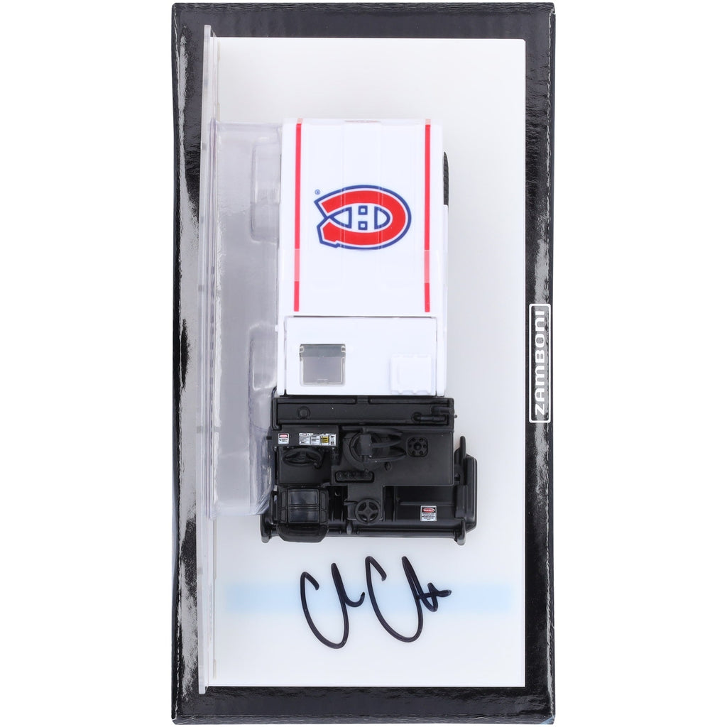 Cole Caufield Montreal Canadiens Autographed Fanatics Authentic 1:43 Scale Die-Cast Zamboni