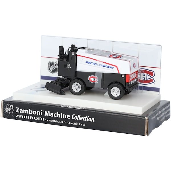 Cole Caufield Montreal Canadiens Autographed Fanatics Authentic 1:43 Scale Die-Cast Zamboni
