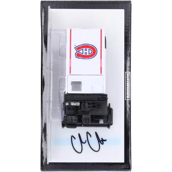 Cole Caufield Montreal Canadiens Autographed Fanatics Authentic 1:43 Scale Die-Cast Zamboni